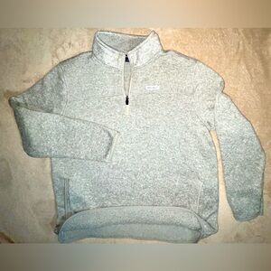 Men's Eddie Bauer Quarter-Zip Fleece Pull-OverSweater Size XL